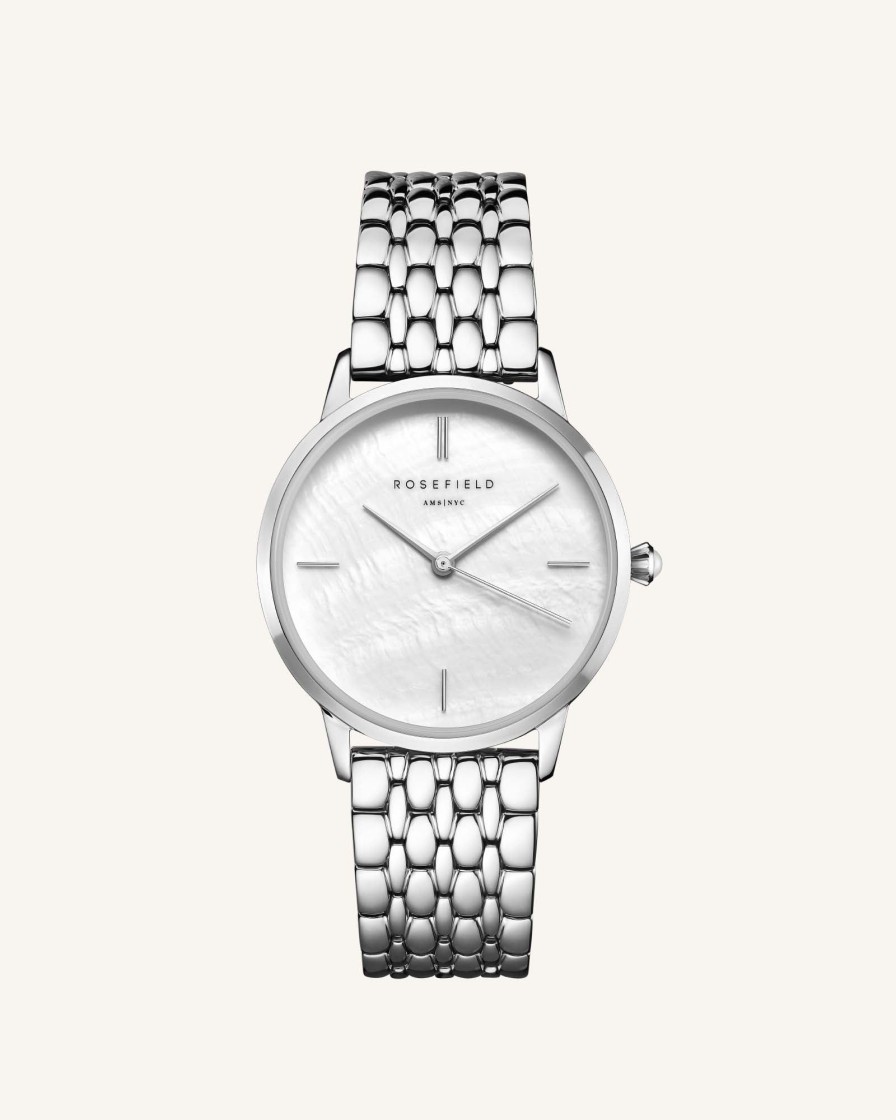 Watches Rosefield | Pearl Edit Silver | Rosethewatch